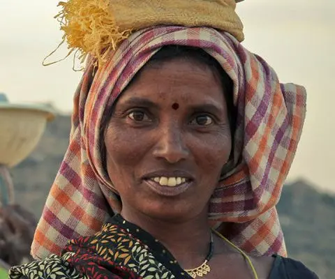 Women standing in a tea plantation