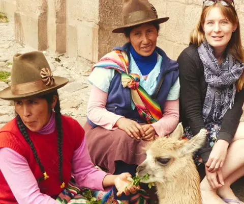 Hanging out with the locals in Cusco, Peru