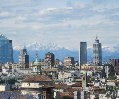 Milan's city skyline
