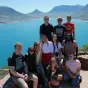 Internship students on a road trip in Cape Town