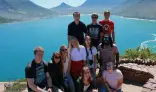 Internship students on a road trip in Cape Town