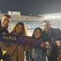 Intern with friends at a Football Match in Barcelona, Spain 